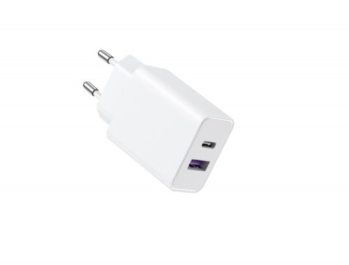 Veger VLS302U – výkon 30 W, dvojportová rýchlonabíjačka – Type-C PD3.0 + USB-A QC3.0 / podpora protokolov rýchleho nabíjania Apple