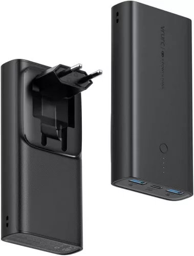 Veger ACE100 - prvá power banka a nástenná nabíjačka dva v jednom - 10000 mAh - LED indikátor nabíjania, PD 20W nabíjací výkon
