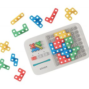   GiiKER Super Blocks - logická hra na porovnávanie vzorov. 1000+ výziev a mozgových cvičení: STEM hra pre deti a dospievajúcich