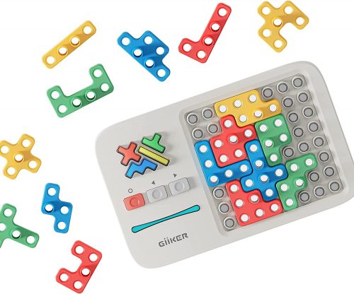 GiiKER Super Blocks - logická hra na porovnávanie vzorov. 1000+ výziev a mozgových cvičení: STEM hra (vedecké, technologické, inžinierske a matematické hry) pre deti a dospievajúcich