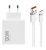 Xiaomi 120W Hypercharge Combo - 120 Wattová nabíjačka Type-A + 1 meter, 120 Wattový kábel - biela