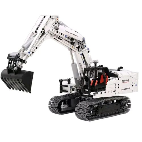 Xiaomi ONEBOT hračkárske rýpadlo – 900+ stavebných blokov, pásové rýpadlo s mechanickým ovládaním