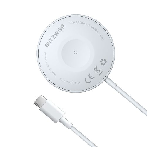 BlitzWolf® BW-FWC9 - 15W magnetická bezdrôtová rýchlonabíjačka pre všetky telefóny kompatibilné s QI