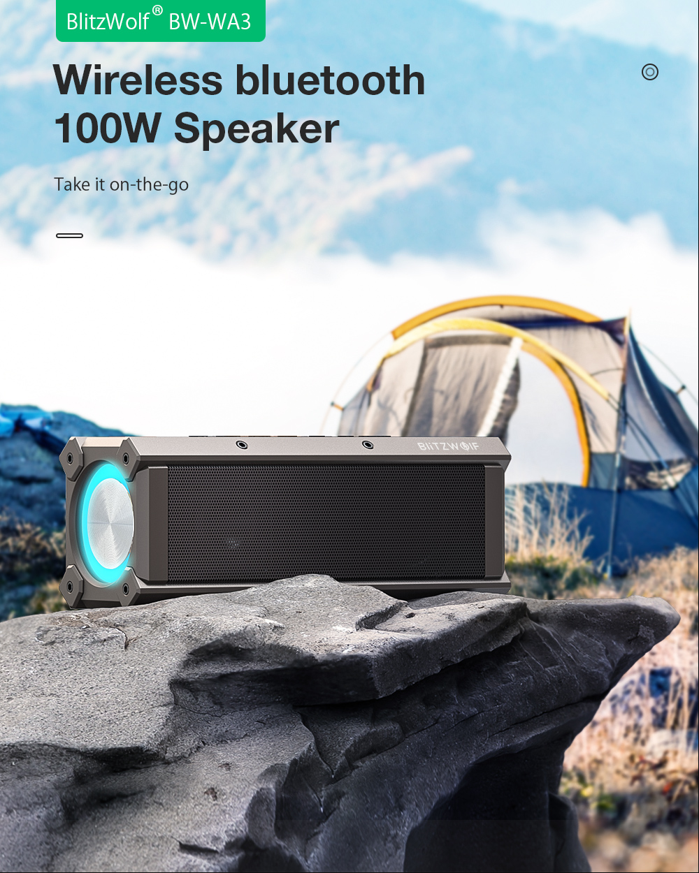 Blitzwolf bw-wa3 100w Bluetooth-os hangszóró